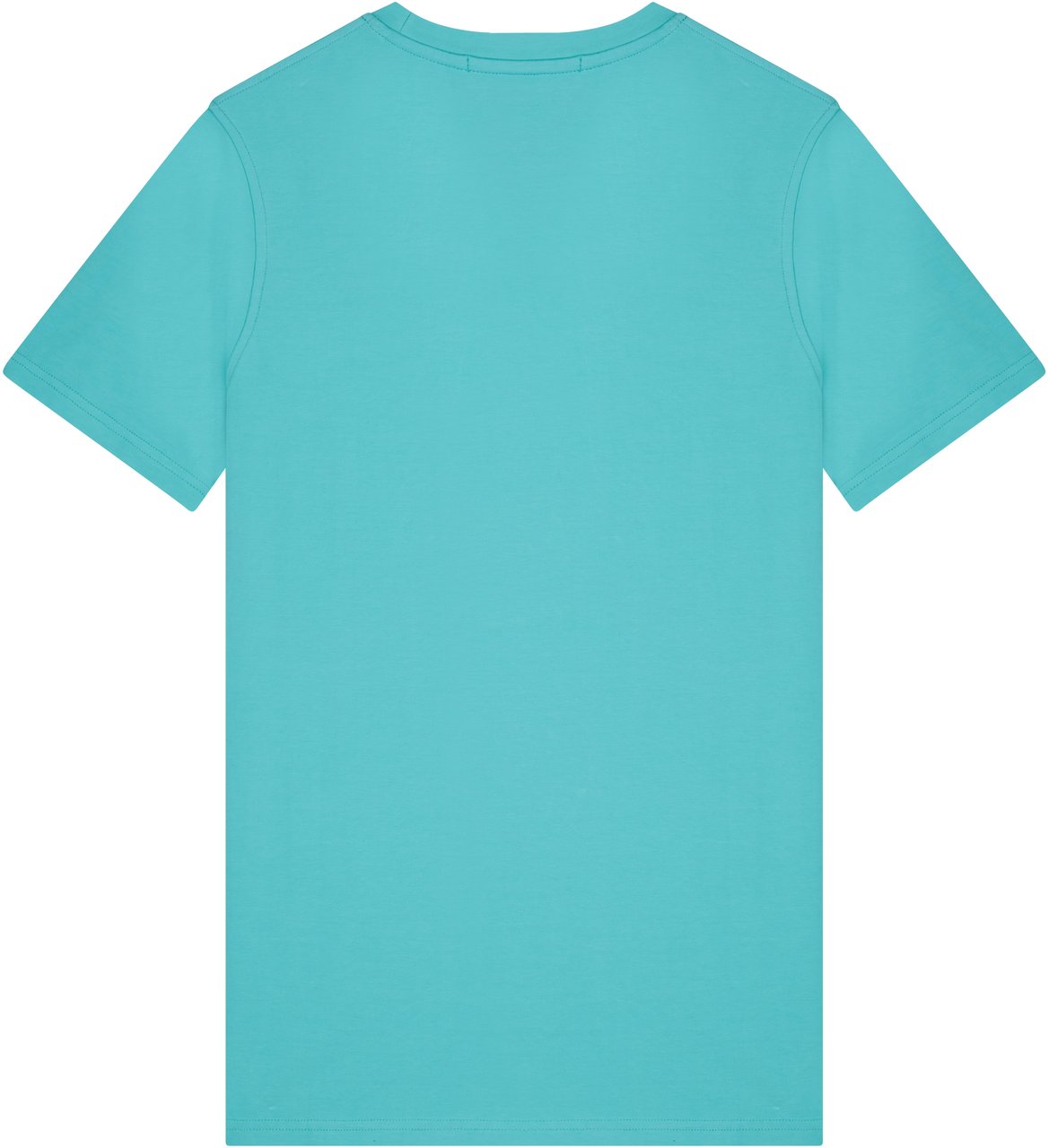 Malelions Signature T-Shirt - Turquoise/Black Zwart