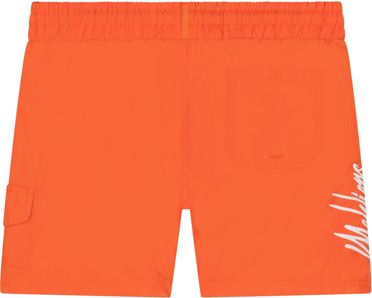 Malelions Signature Swimshort - Neon Orange Oranje