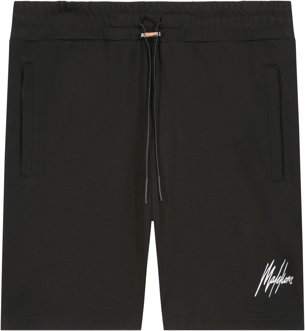 Malelions Regular Short - Black/White Zwart
