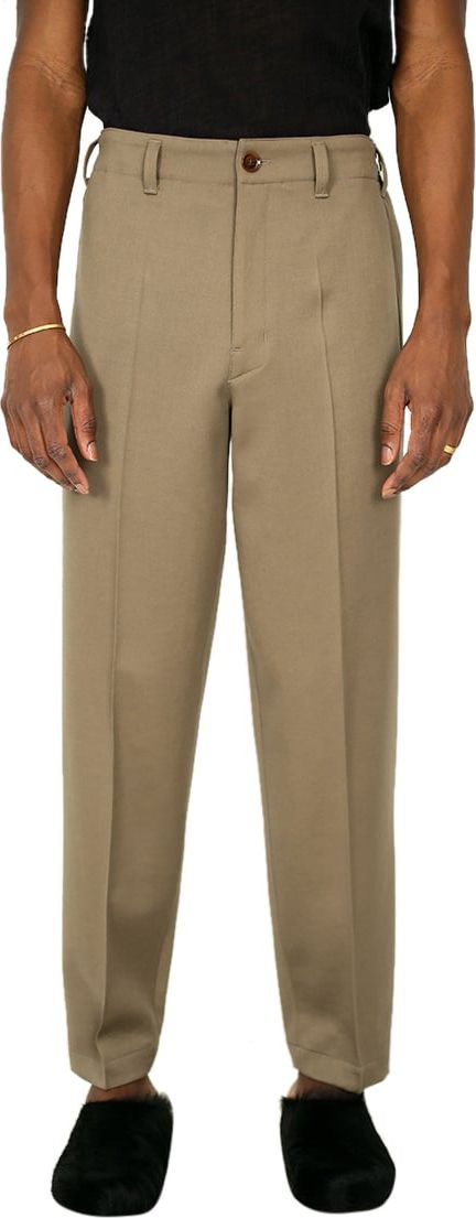 Lemaire Tapered Pants Taupe Divers