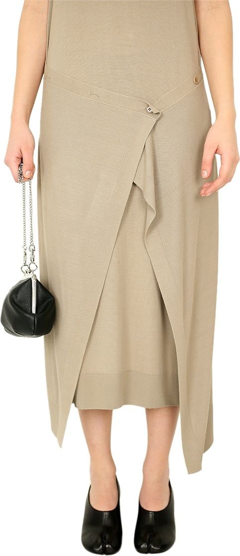 Lemaire Double Layer Skirt Dress Light Taupe Divers