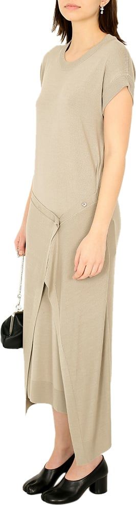 Lemaire Double Layer Skirt Dress Light Taupe Divers