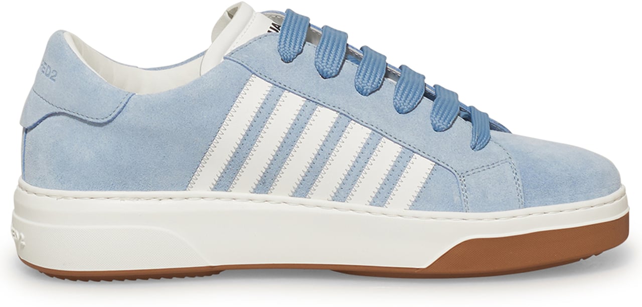 Dsquared2 sky blue bumper sneakers Blauw