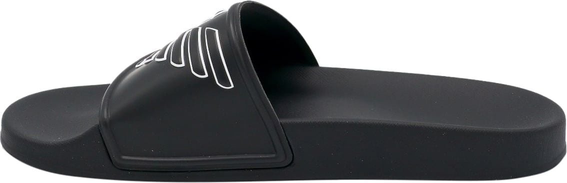 Emporio Armani Unisex Slides Zwart Zwart