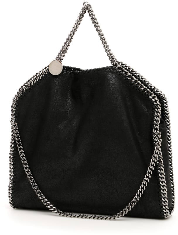 Stella McCartney Chain Falabella Shaggy Deer Zwart