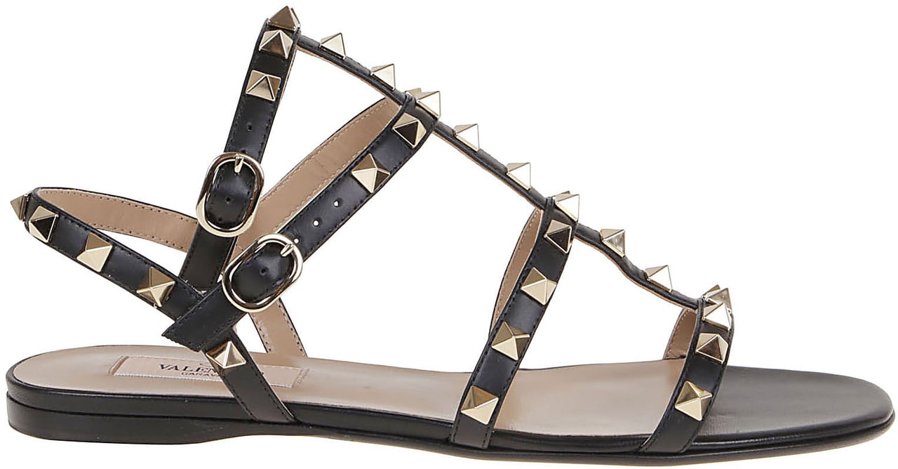 Valentino Sandal Rockstud Zwart