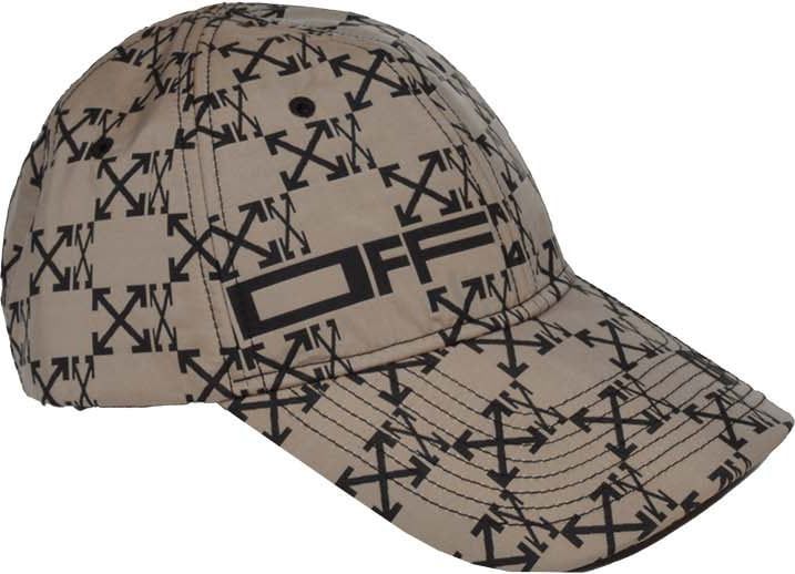 OFF-WHITE Arrows-logo print cap Bruin