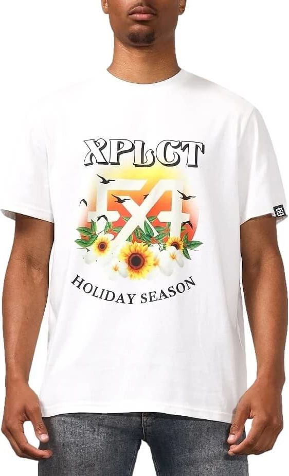 XPLCT Studios Holiday T-Shirt Wit