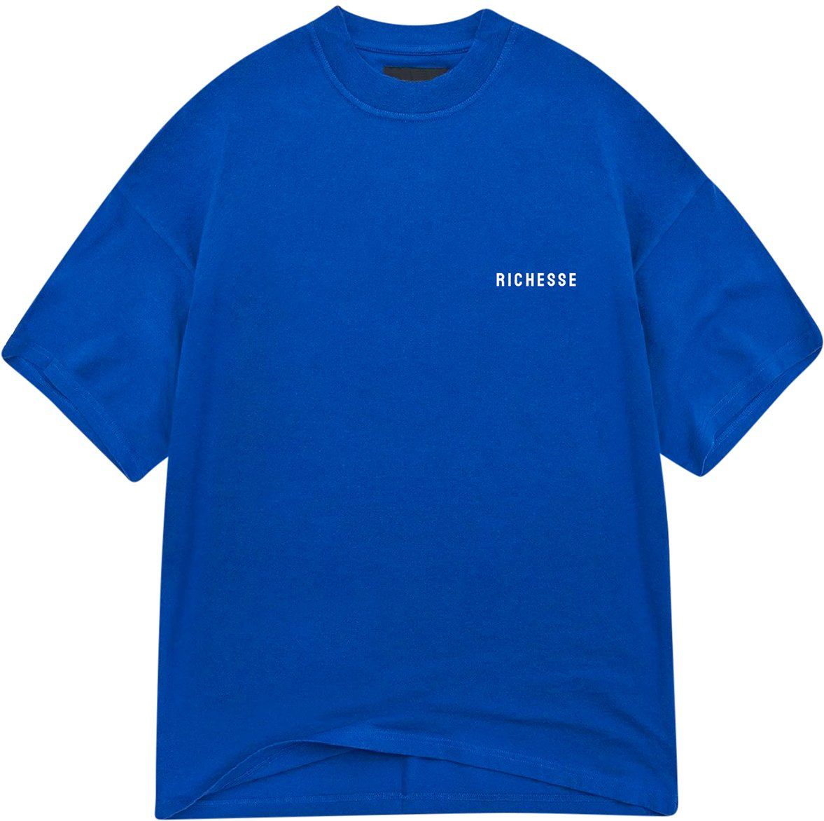 Richesse John Blauw Oversized T-Shirt Blauw