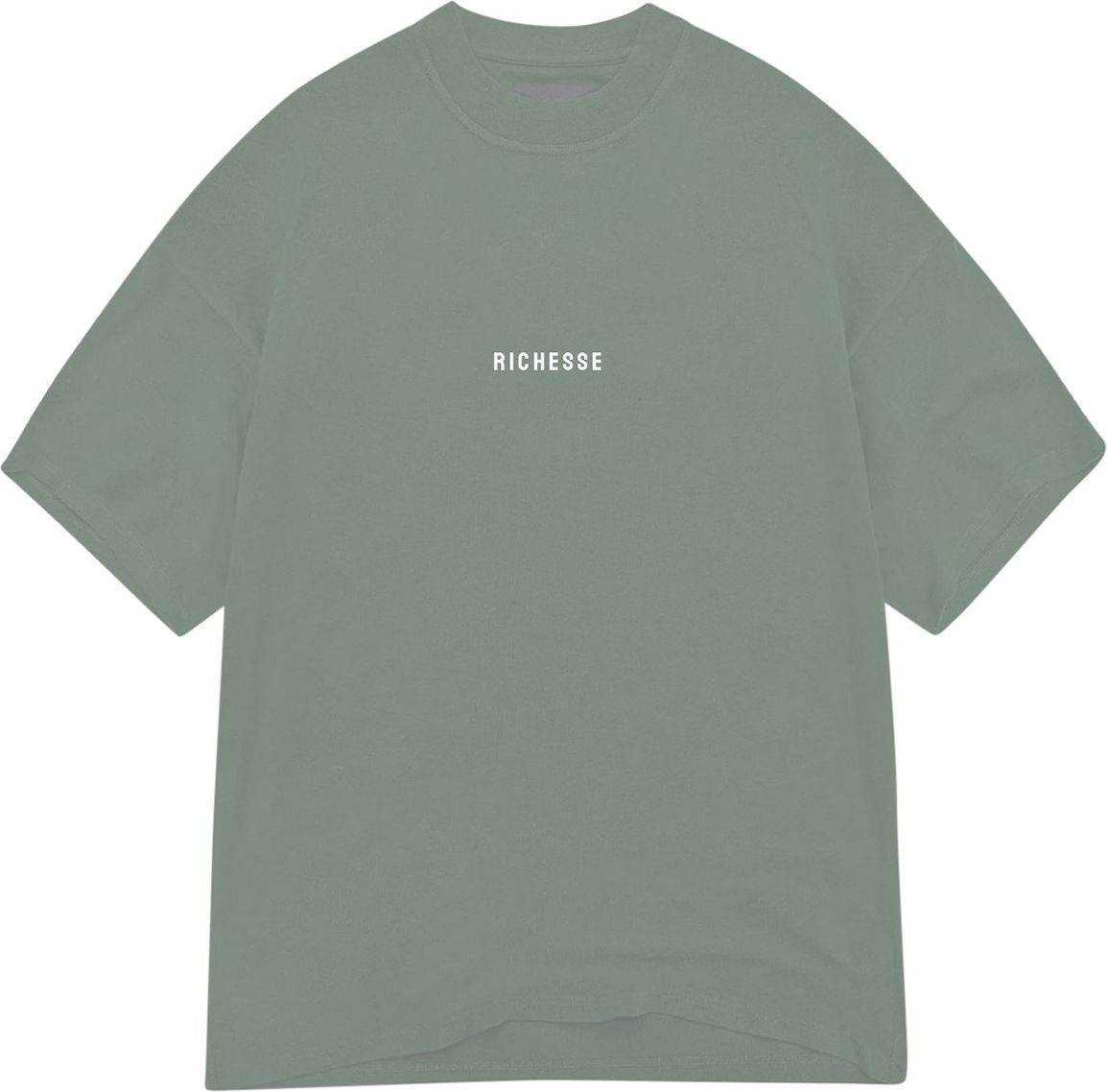 Richesse Perception Groen Oversized T-Shirt Groen