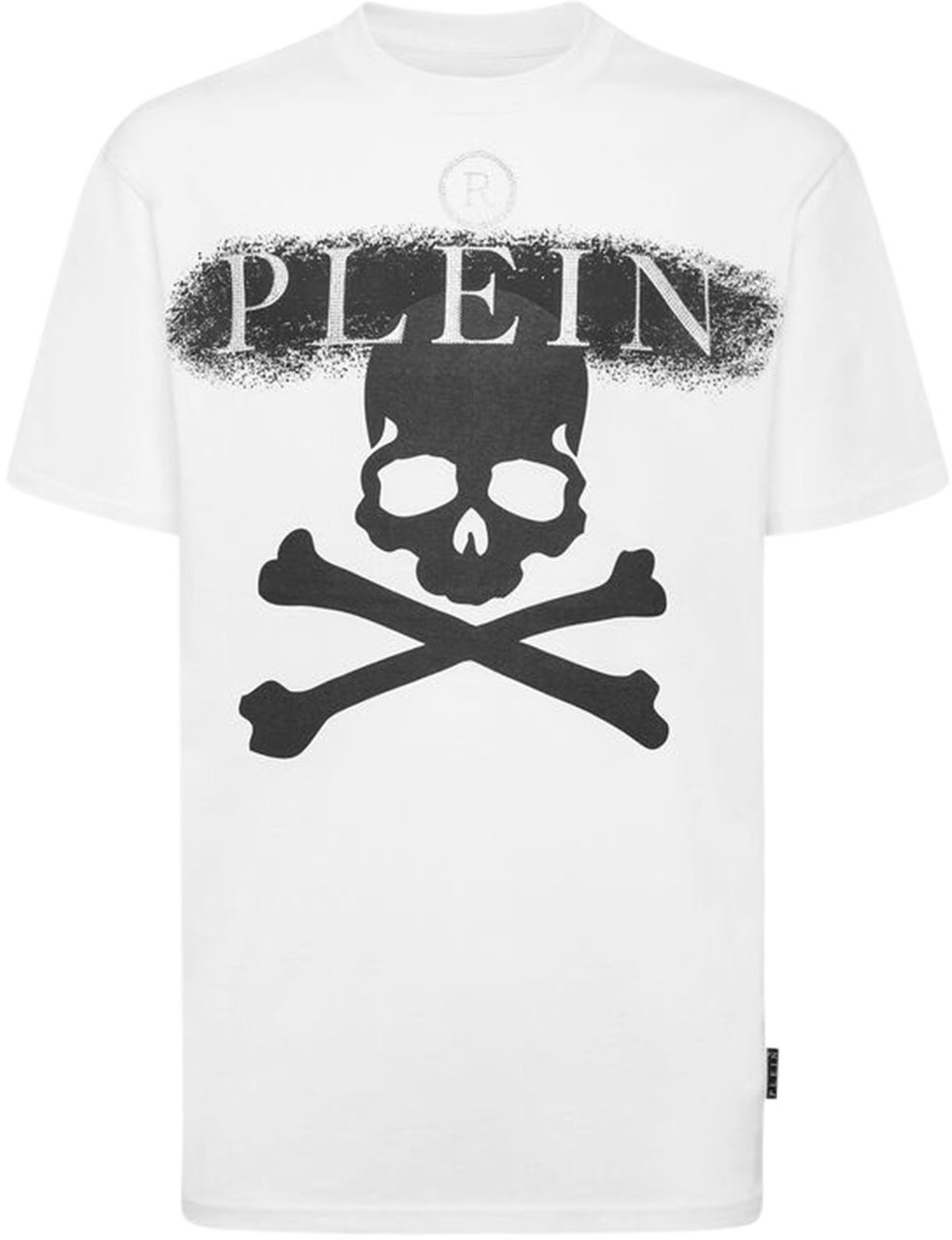 Kamer Rommelig Modieus Philipp Plein T-shirt white pp skull plein strass | Sale €337,50 (-25%)