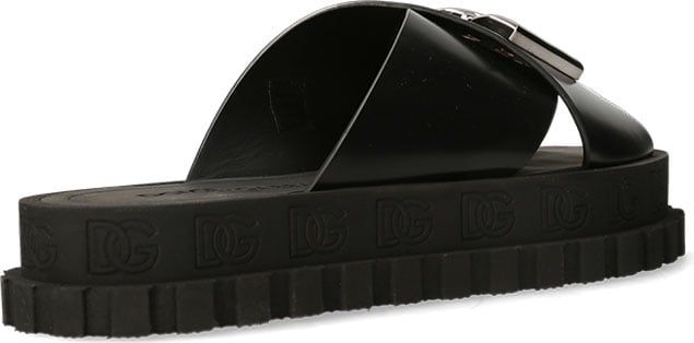 Dolce & Gabbana Slippers zwart Zwart