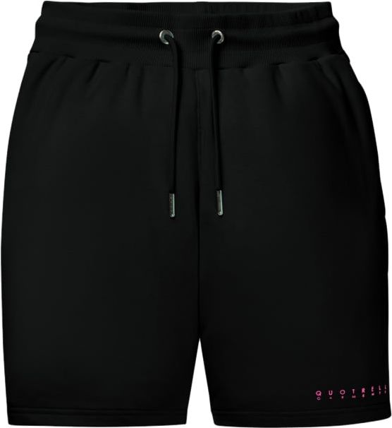 Quotrell Fusa Shorts | Black / Fuchsia Zwart