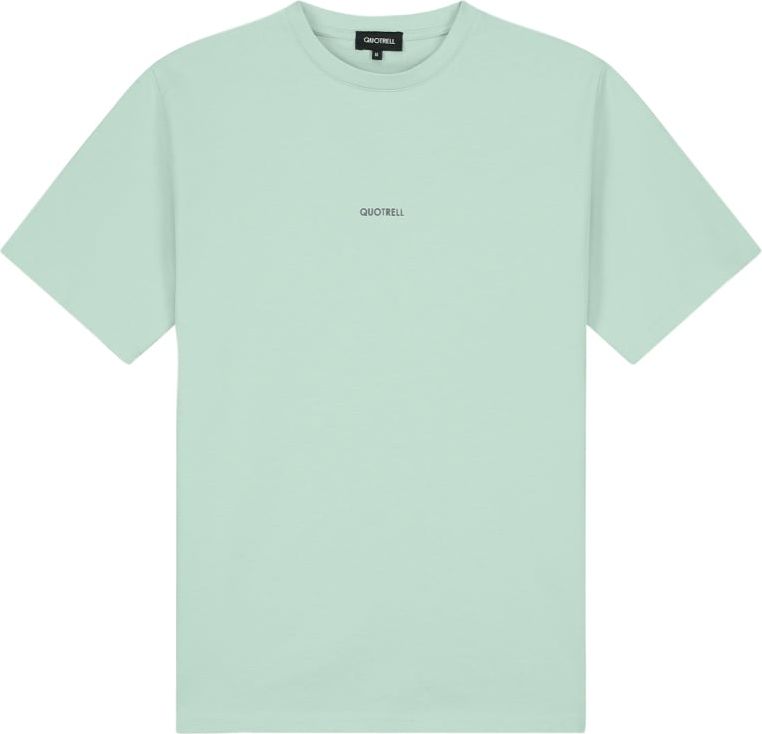 Quotrell Fusa T-shirt | Mint / Grey Groen