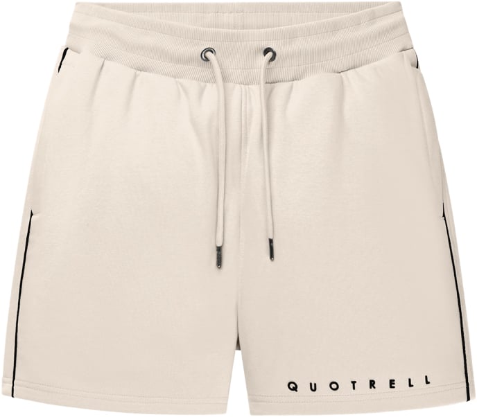 Quotrell Basic Striped Short | Sand / Black Beige