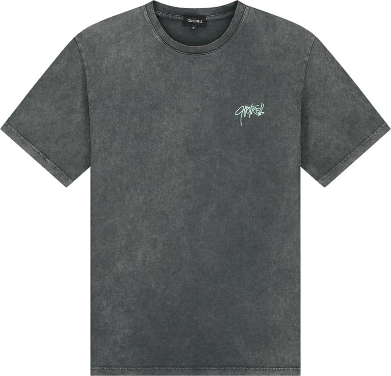 Quotrell Monterey T-shirt | Acid Grey / Mint Grijs
