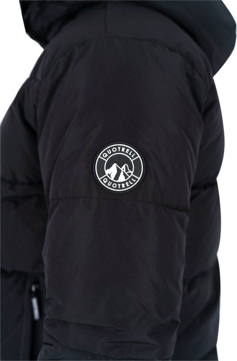Quotrell Ushuaia Puffer Jacket | Black Zwart
