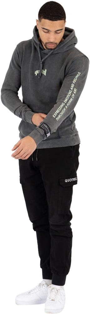 Quotrell The Rising Bastards Hoodie | Acid Grey / Mint Grijs