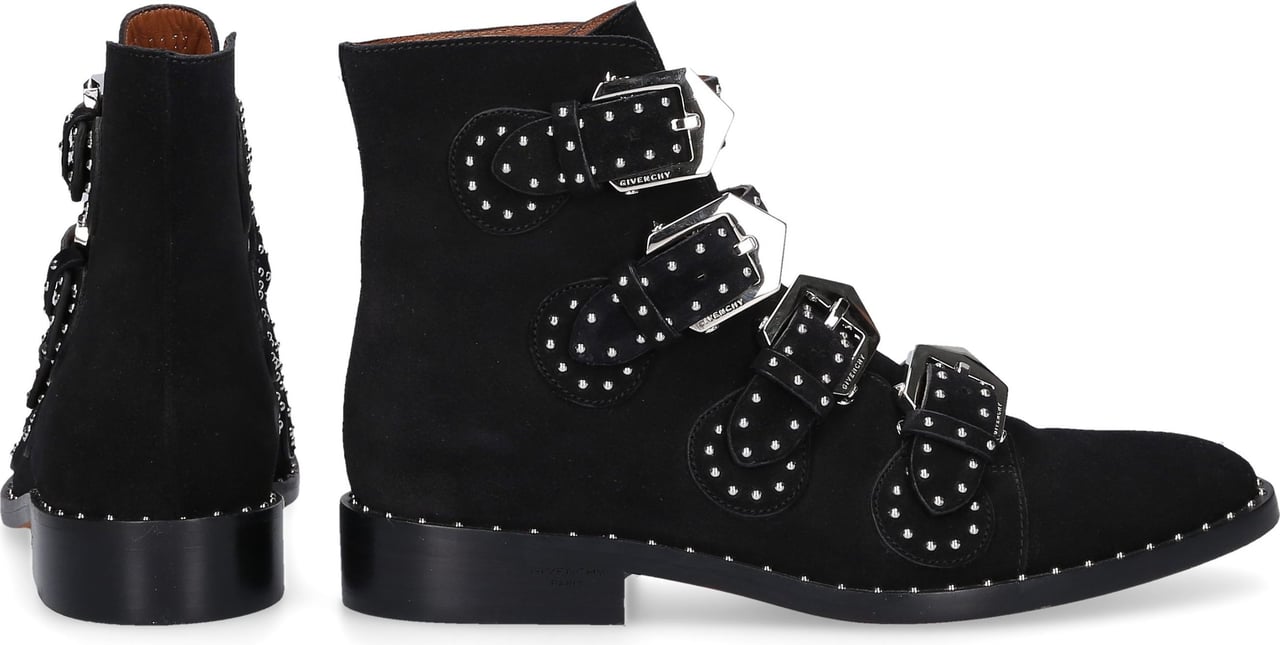 Givenchy Ankle Boots Havanna Suede Inamoto Wild Zwart