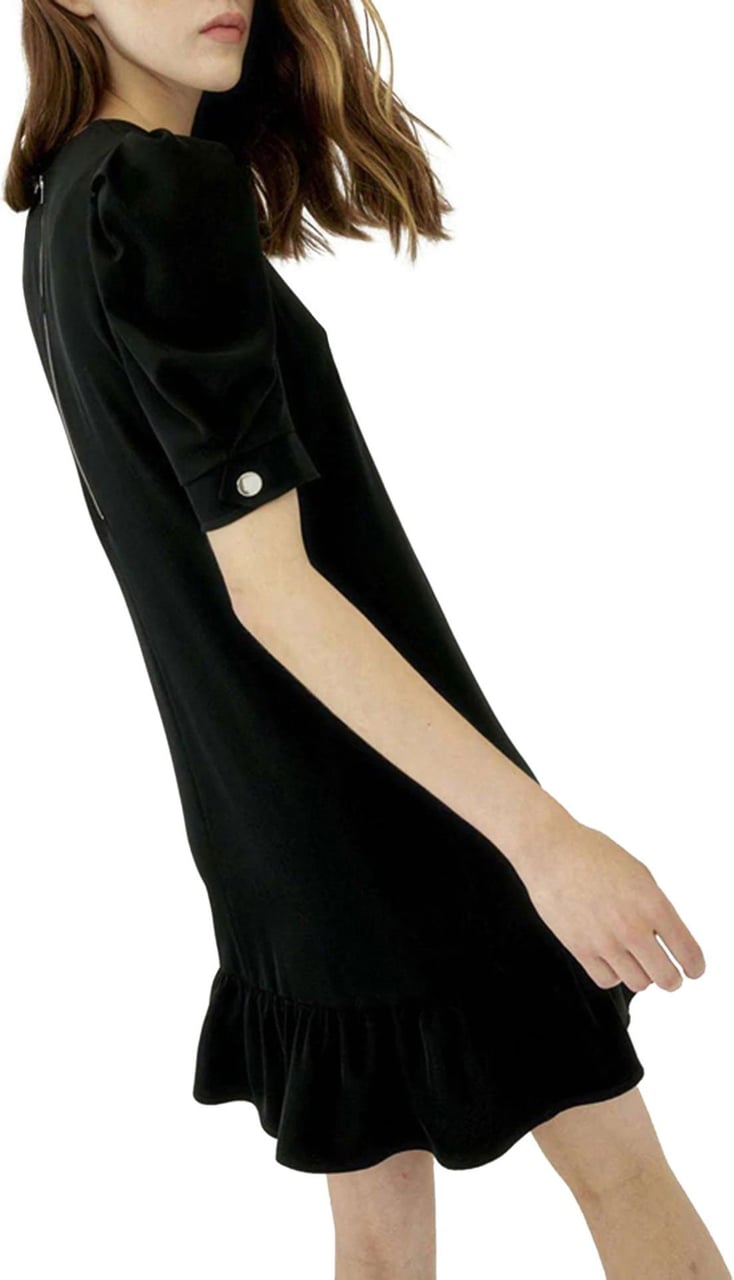 Silvian Heach Little black dress V-neck Zwart