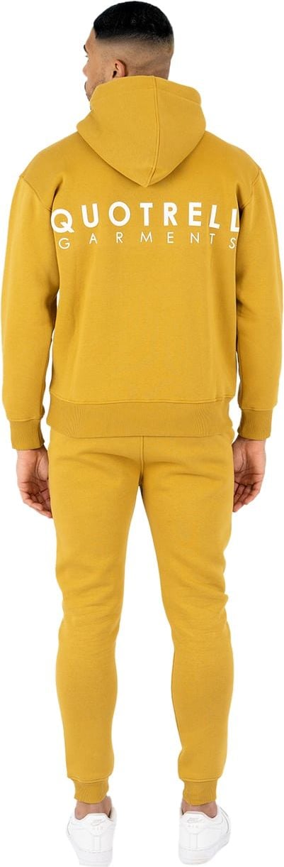 Quotrell Fusa Hoodie | Faded Mustard/white Divers