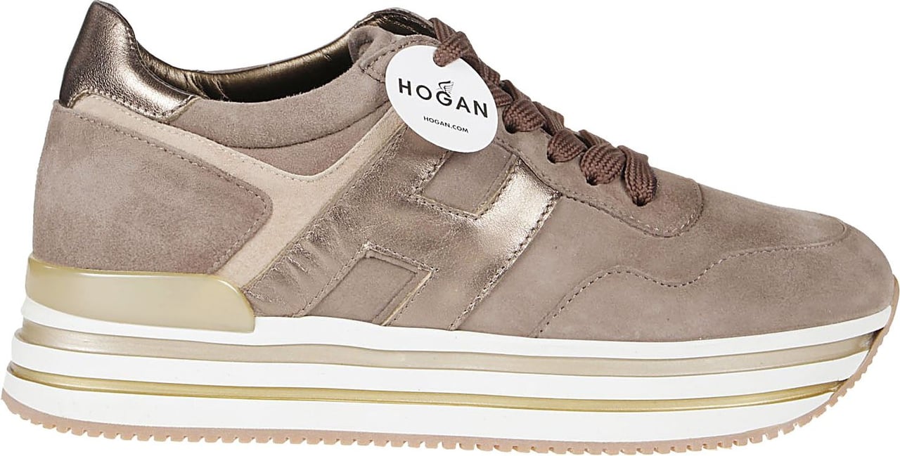 HOGAN Midi Platform H483 Sneakers Brown Bruin