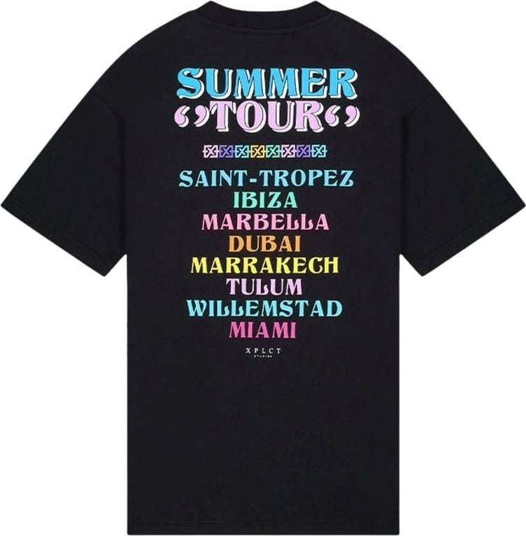 XPLCT Studios Tour T-Shirt Zwart