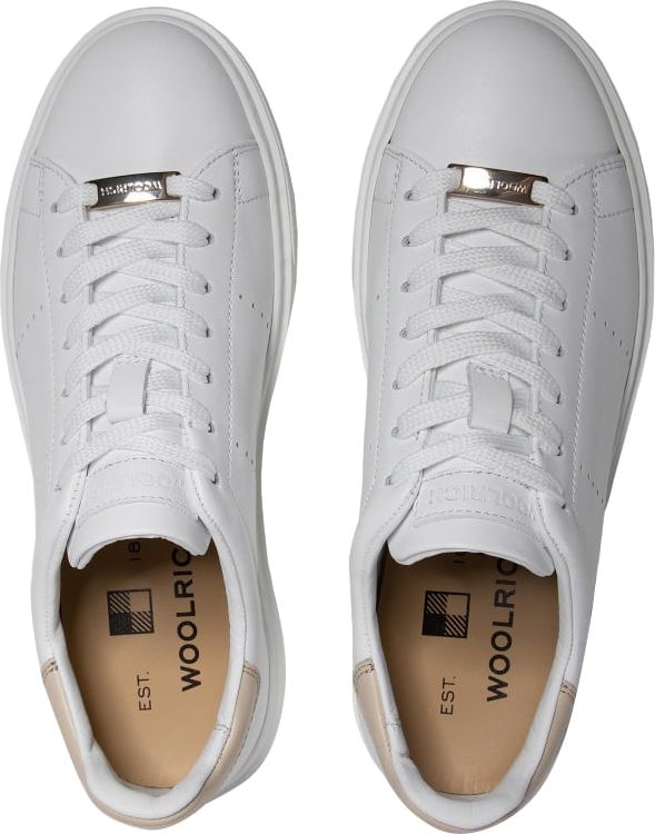 Woolrich Classic White Sneaker Beige Beige
