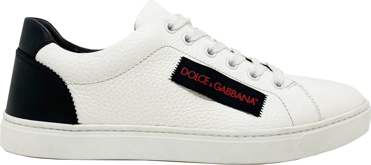 Dolce & Gabbana Dolce & Gabbana Logo Leather Sneakers Wit
