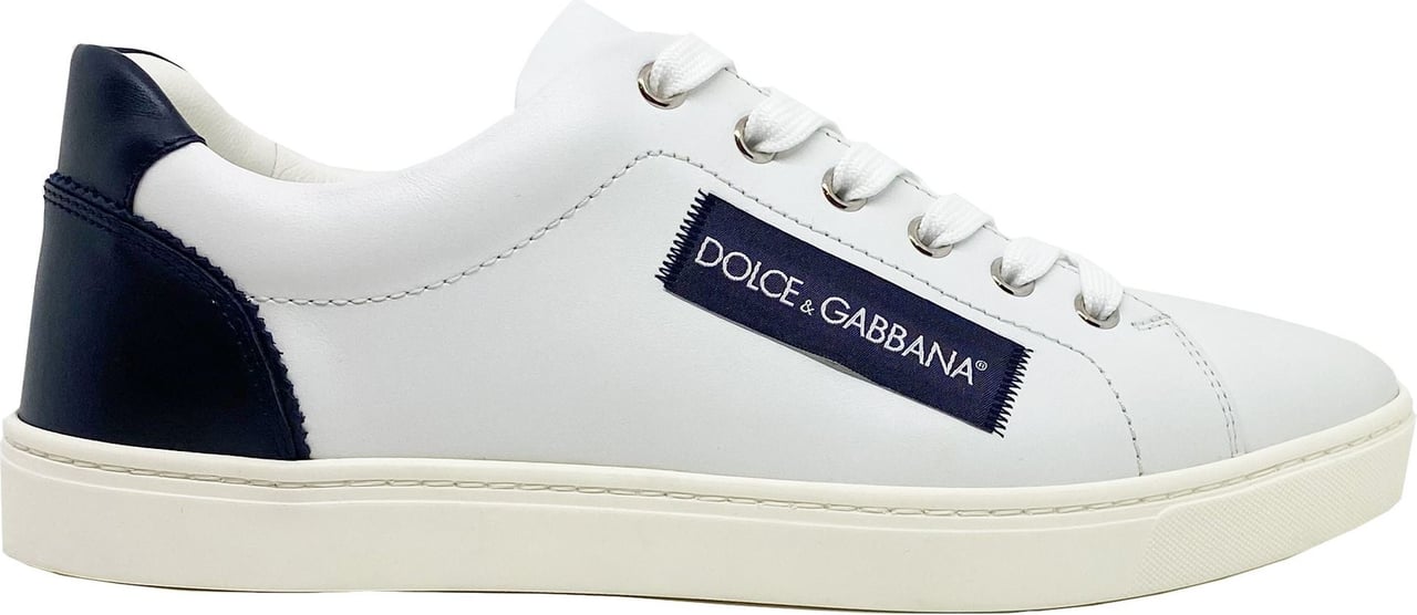 Dolce & Gabbana Dolce & Gabbana Logo Leather Sneakers Wit