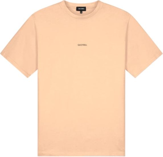 Quotrell Fusa T-shirt | Peach / Grey Roze