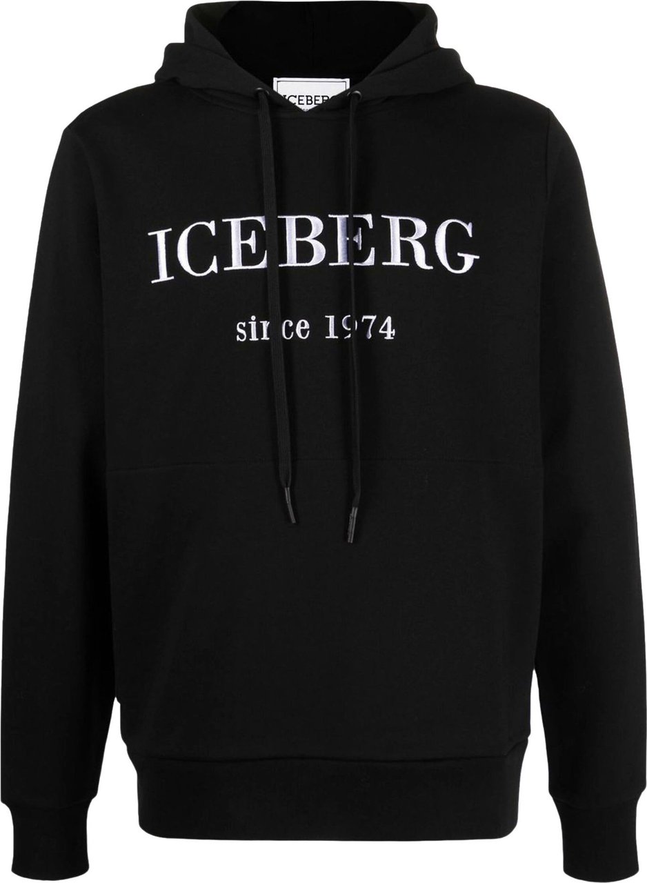Iceberg Hoodie Zwart Zwart