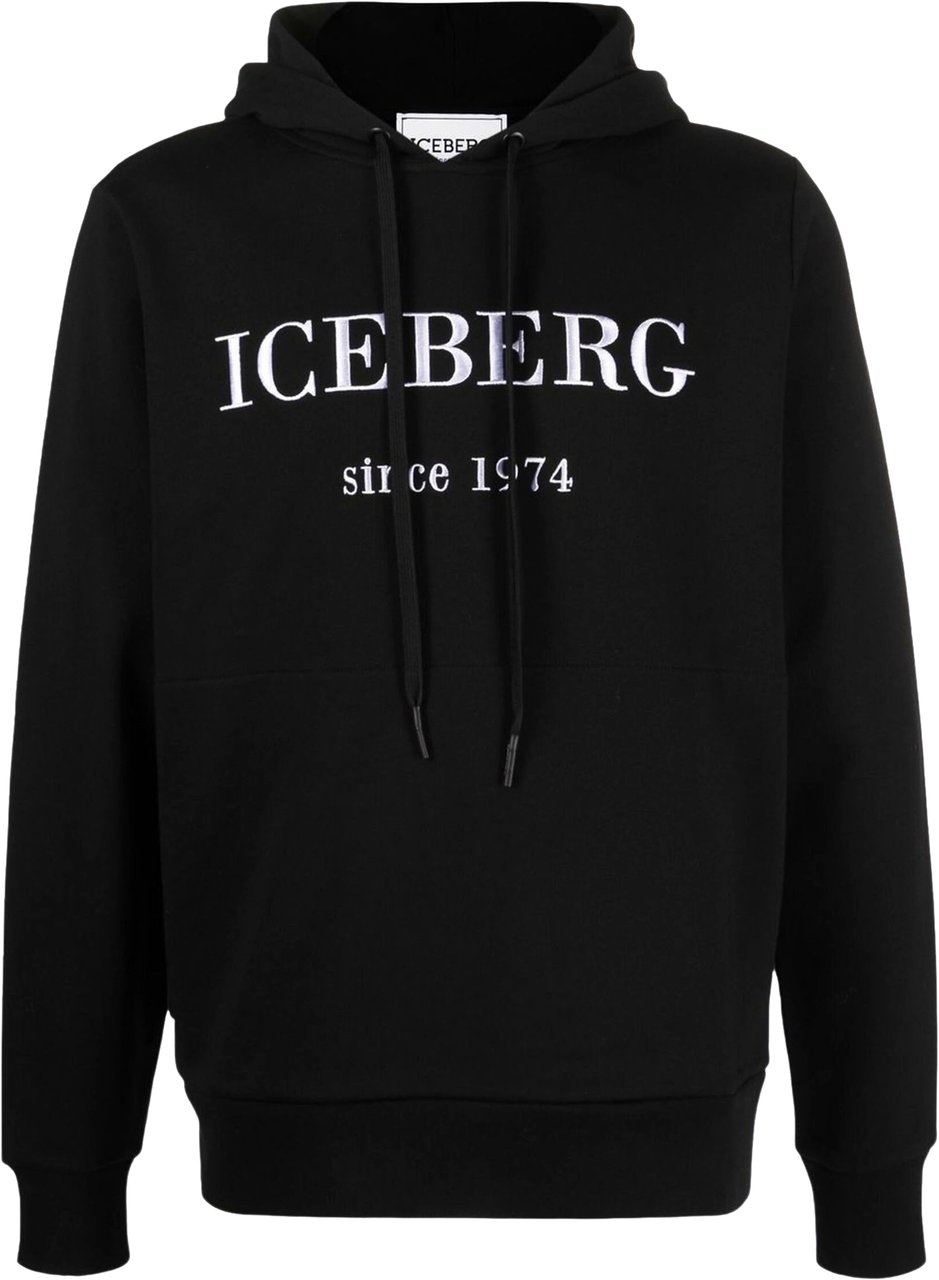 Iceberg Hoodie Zwart Zwart