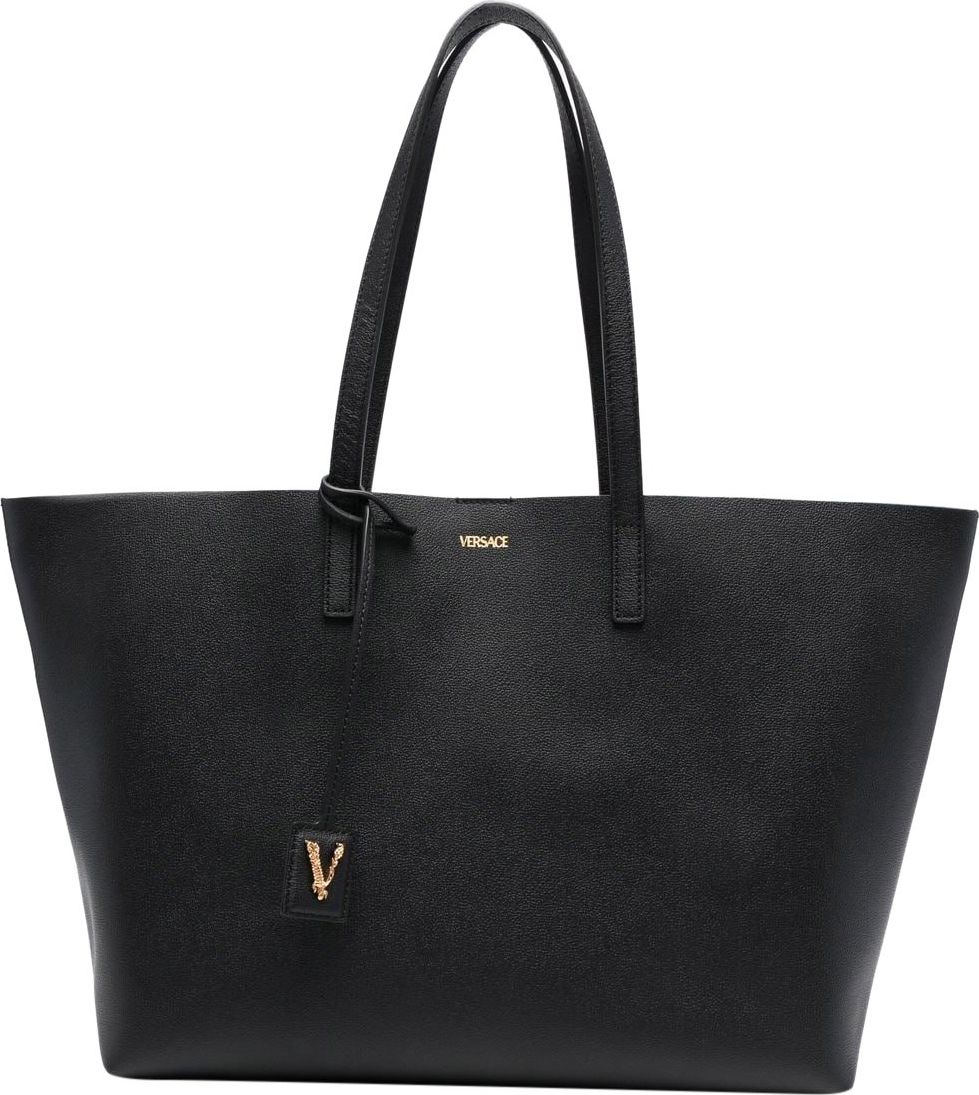 Versace Virtus tote bag Zwart