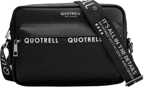 Quotrell Brantford Bag | Black/white Zwart