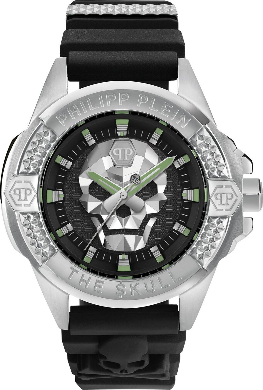 Philipp Plein PWAAA0121 The $kull horloge 44 mm Zwart