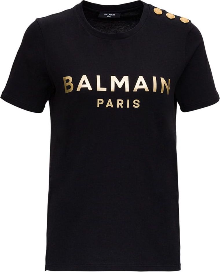 Balmain Metallic T-Shirt Divers