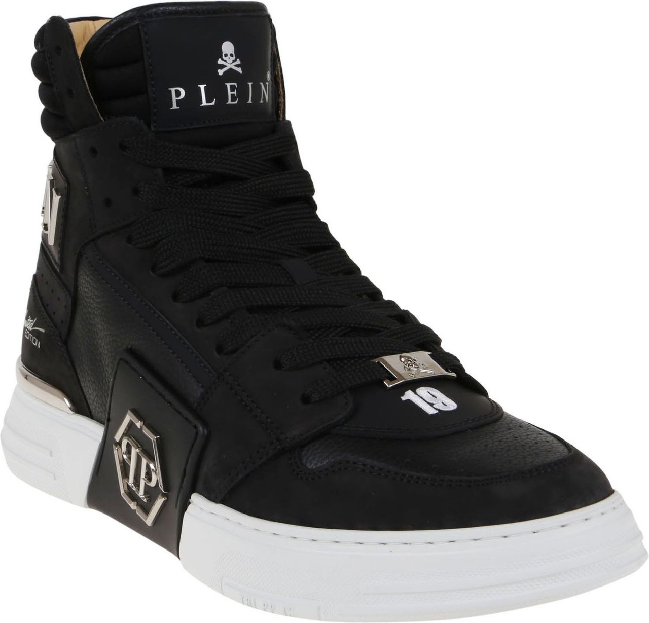 Philipp Plein Hi-Top Sneakers Zwart