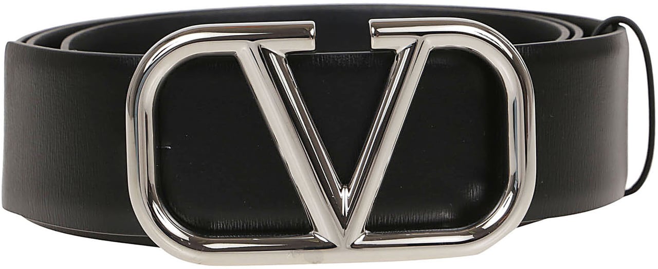 Valentino Buckle Belt Zwart