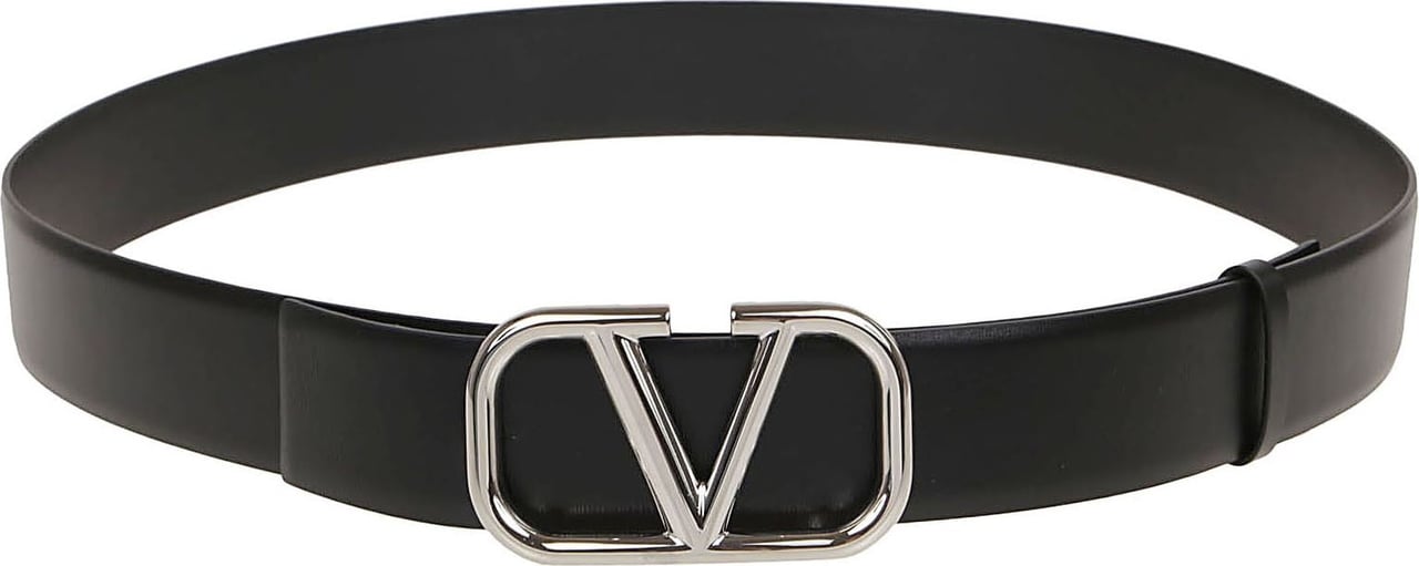 Valentino Buckle Belt Zwart