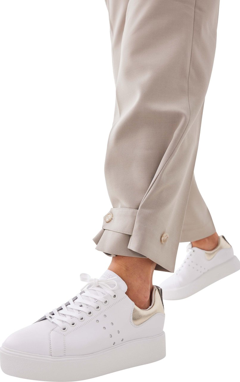 Nubikk Elise Marlow | Gouden Witte Sneakers Wit