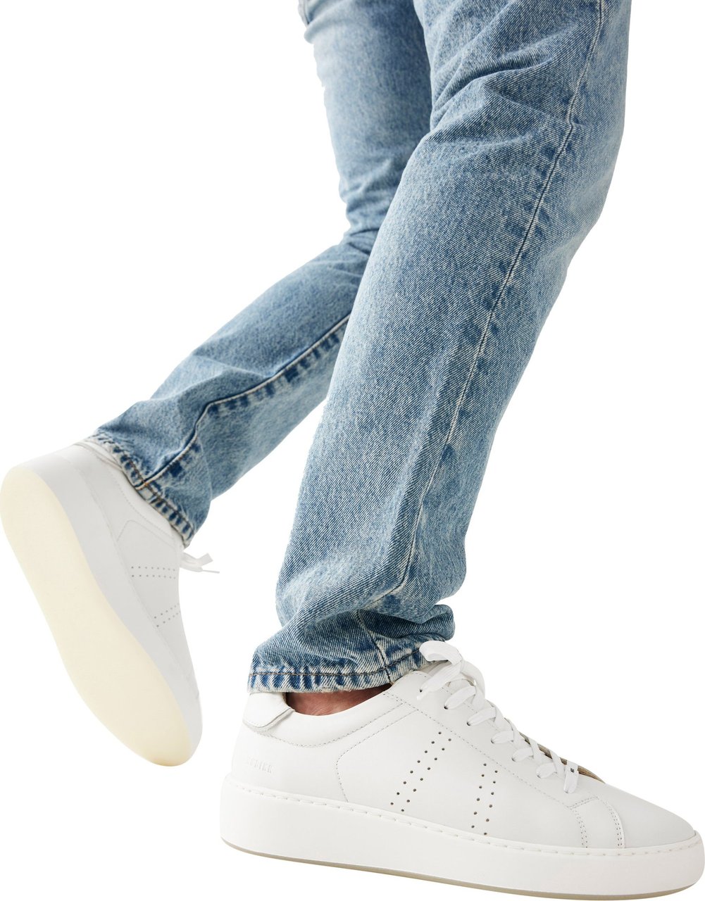 Nubikk Jiro Banks M | Witte Sneakers Wit