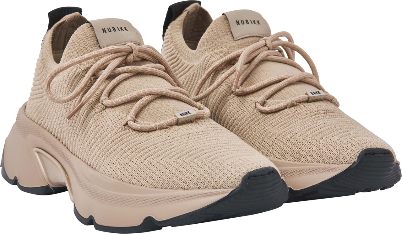Nubikk Ross Speed L | Bruine Sneakers Beige