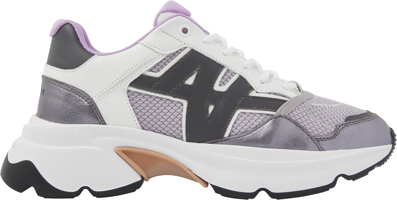 Nubikk Ross Trek Edge L | Zilveren Sneakers Zilver