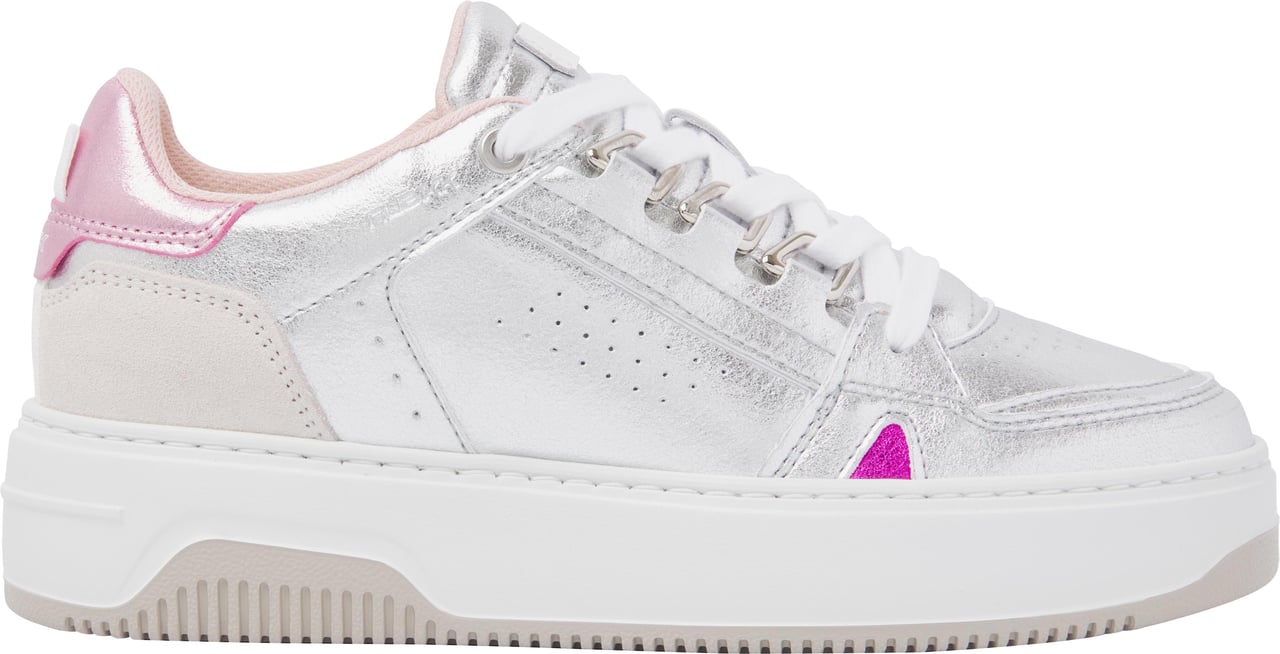 Buxton Basket Schoenen Dames Zwarte NIKKIE Hoge Sneakers LOW