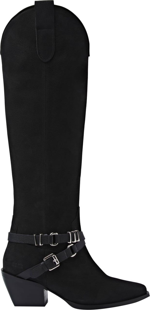 Nubikk Alex Gaucho | Zwarte Boots Zwart