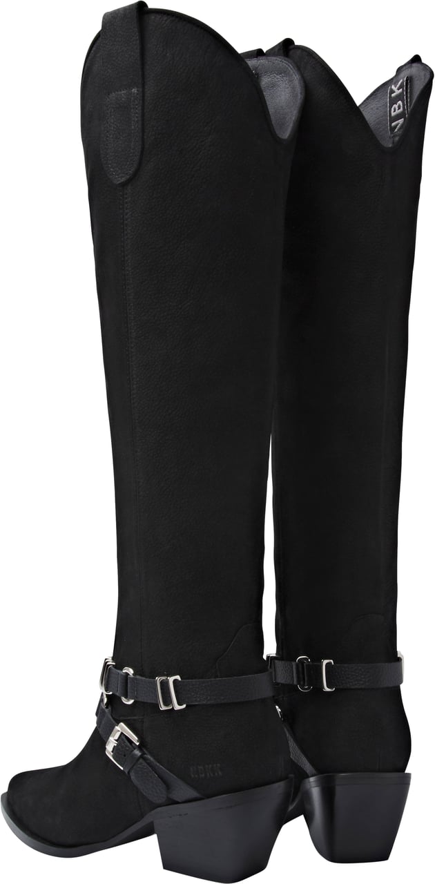 Nubikk Alex Gaucho | Zwarte Boots Zwart