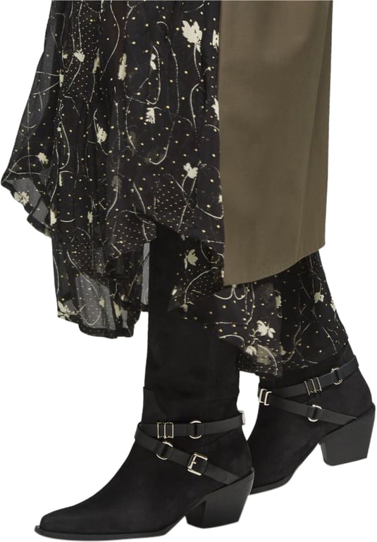 Nubikk Alex Gaucho | Zwarte Boots Zwart