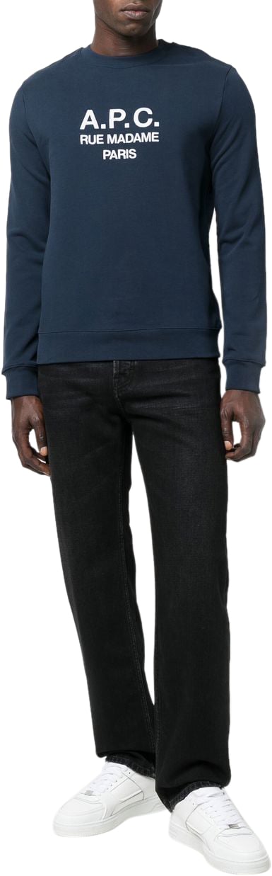 A.P.C. Apc Sweaters Blue Blauw