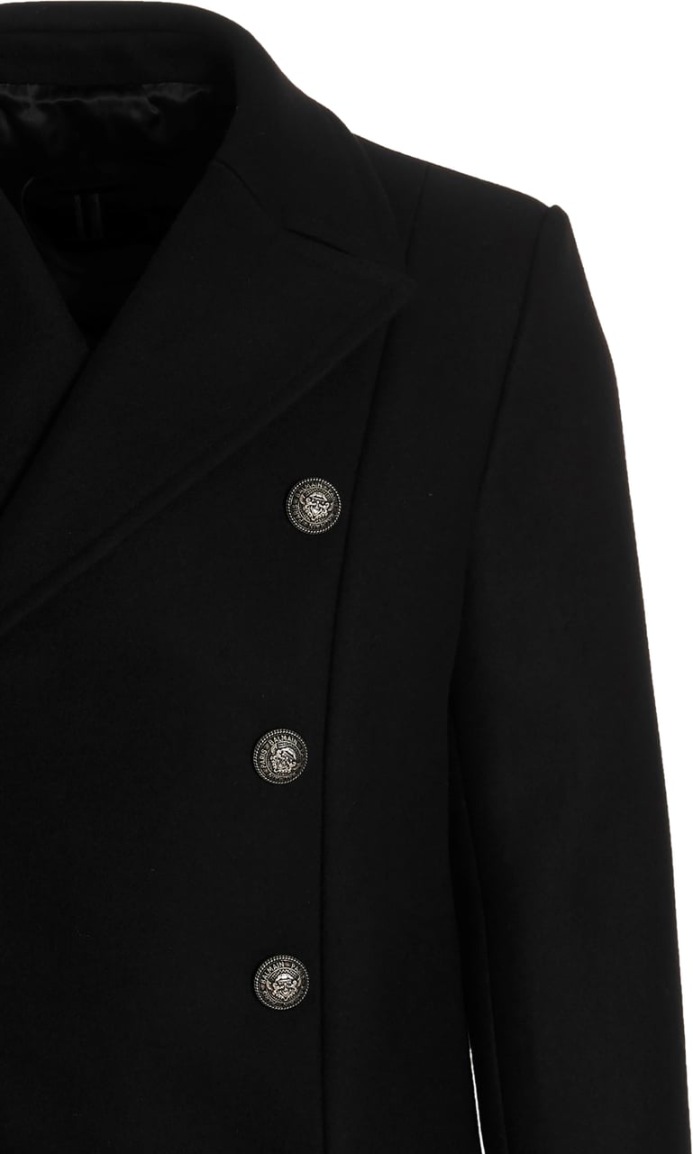 Balmain Caban basic brand Zwart